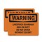 Signmission Livestock Guardian Dog On Duty Do Not Enter OSHA Warning Sign, Vinyl Decal, 10in W x 7in L, 2PK OS-2PACK-WS-D-710-L-12233 - alternate 1